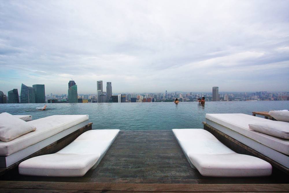 INFINITY POOL in Marina Bay Sands